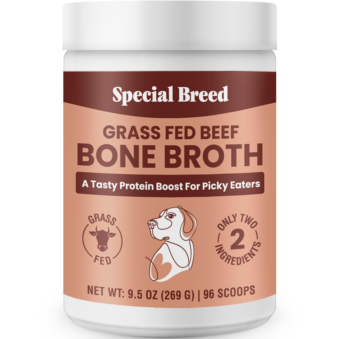 Grass Fed Beef Bone Broth Powder for Dogs and Cats 9.5oz P709