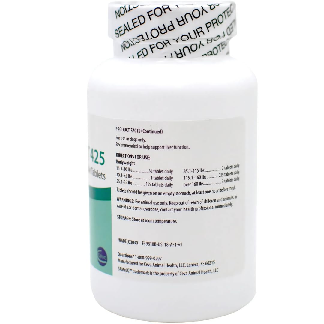 Chewable Tablets for Dogs and Cats 425 mg 60 ct P9235