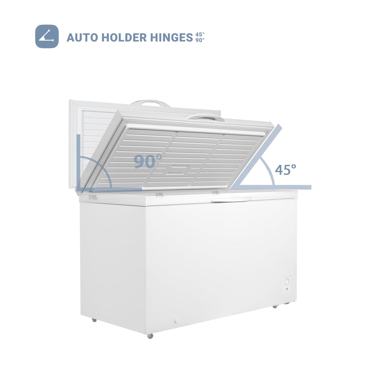 20 Cu Ft White Chest Freezer with Removable Basket L55165