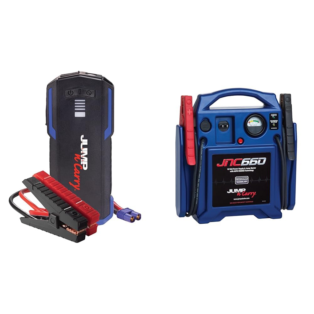 12 Volt Lithium Jump Starter and 1700 Peak Amp Jump Starter G3252