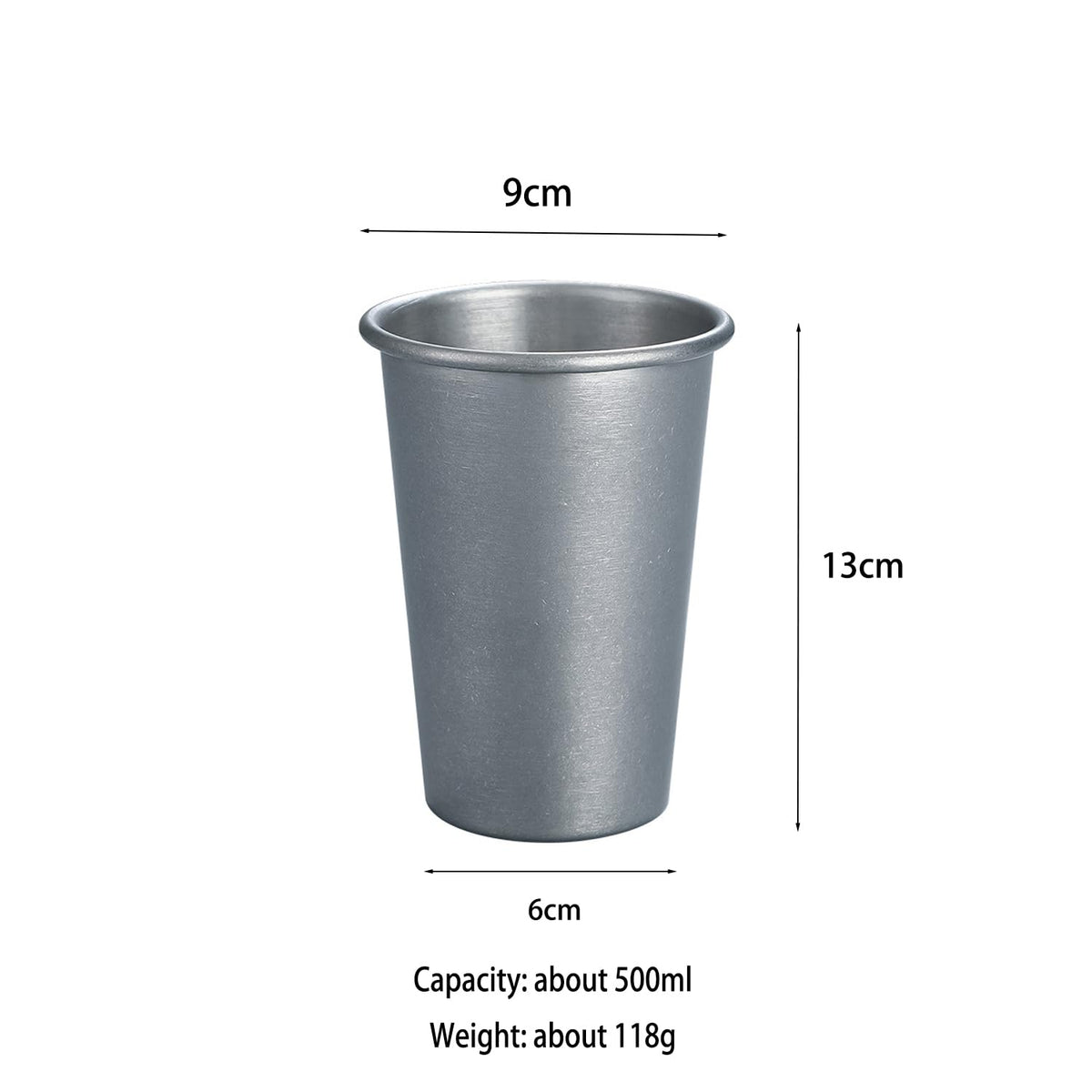 2 Pack Stainless Steel Camping Cup A972