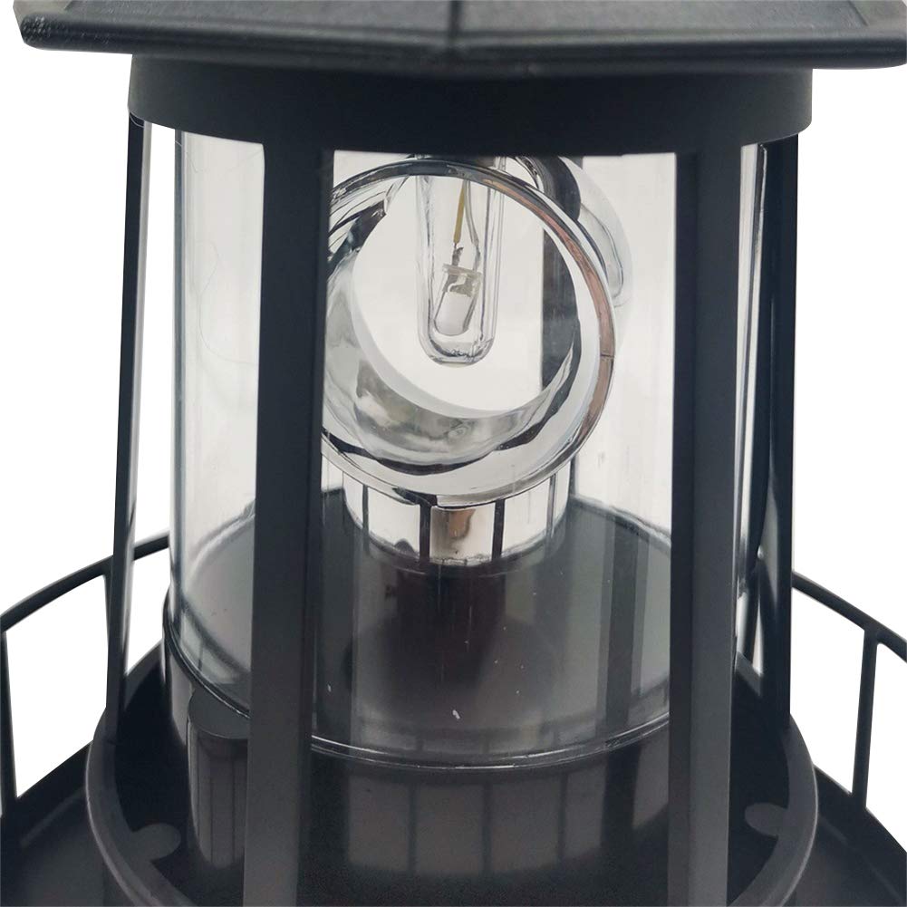 Solar LED Rotating Lighthouse Light V279