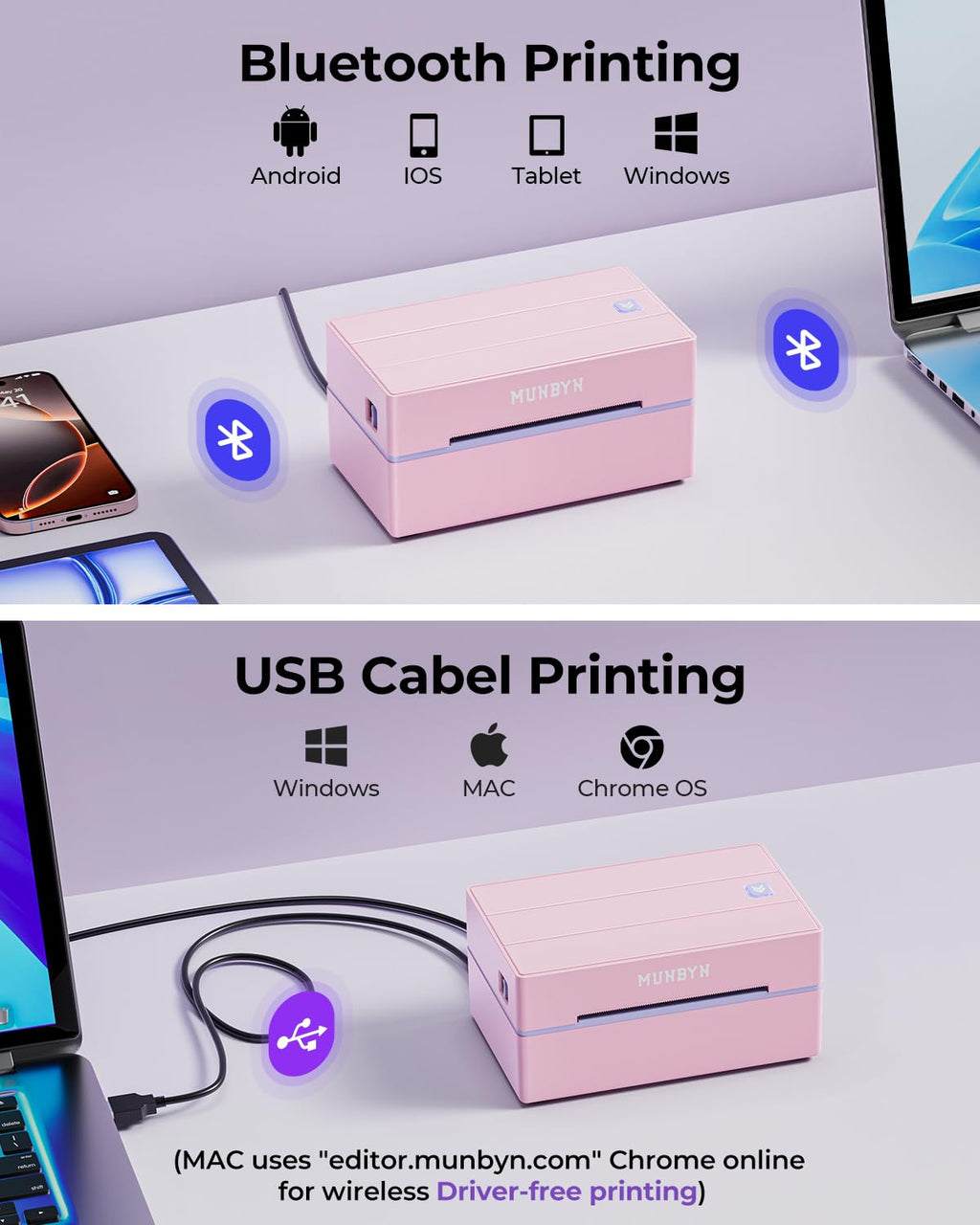 Bluetooth Thermal Label Printer P760