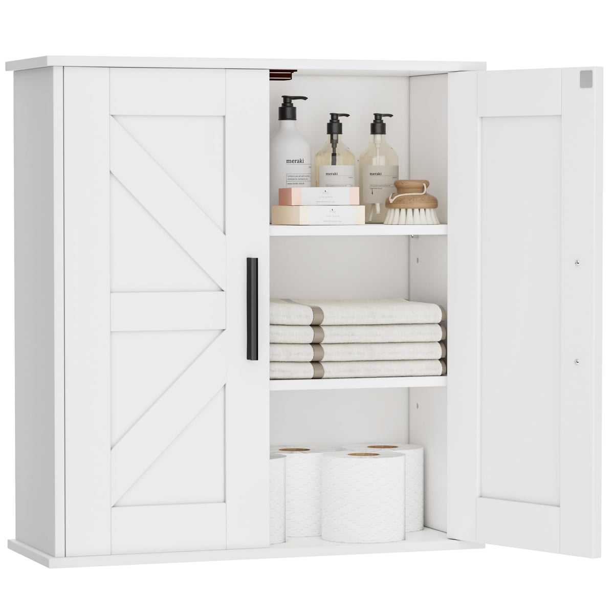Bathroom Wall Cabinet with Adjustable Shelves Z699051