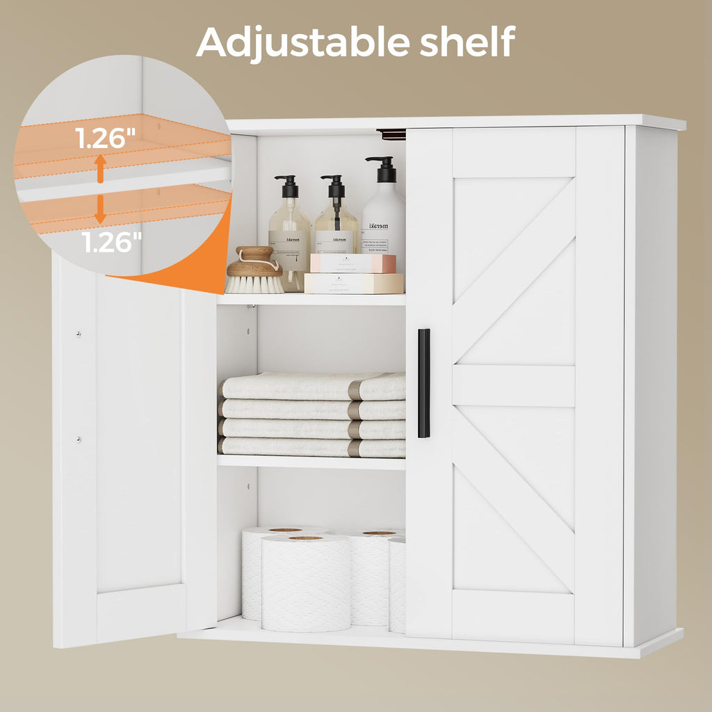 Bathroom Wall Cabinet with Adjustable Shelves Z699051