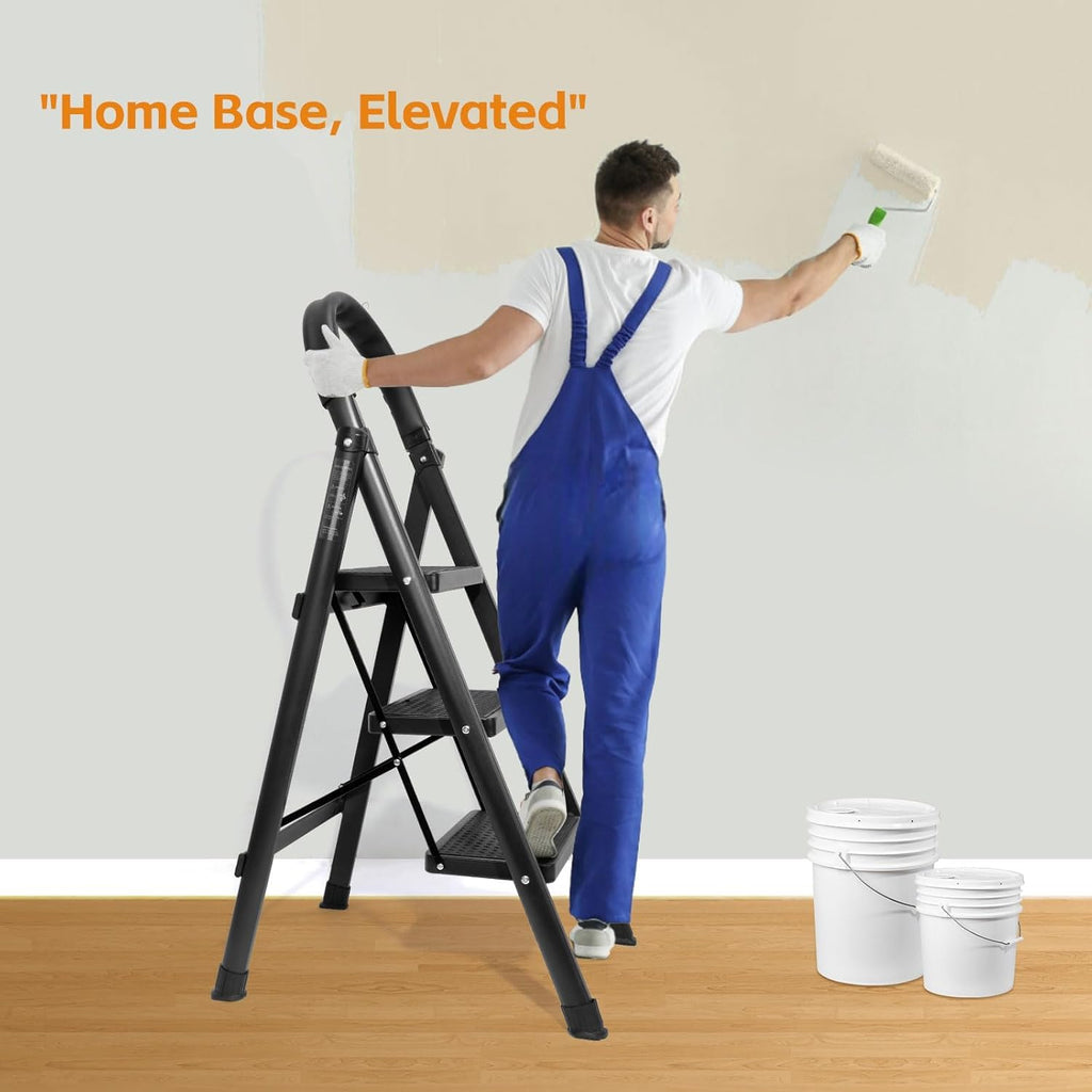 Lightweight Folding 3 Step Ladder A9297