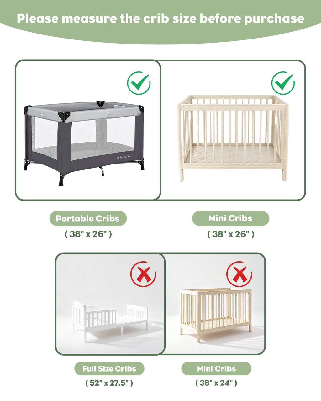 Portable Crib Mattress B679374