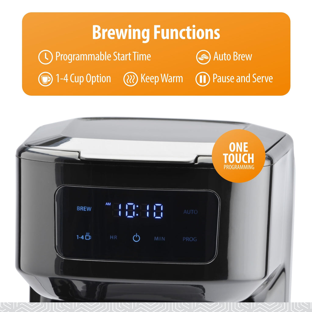 12-Cup Touchscreen Digital Drip Coffee Maker P97468