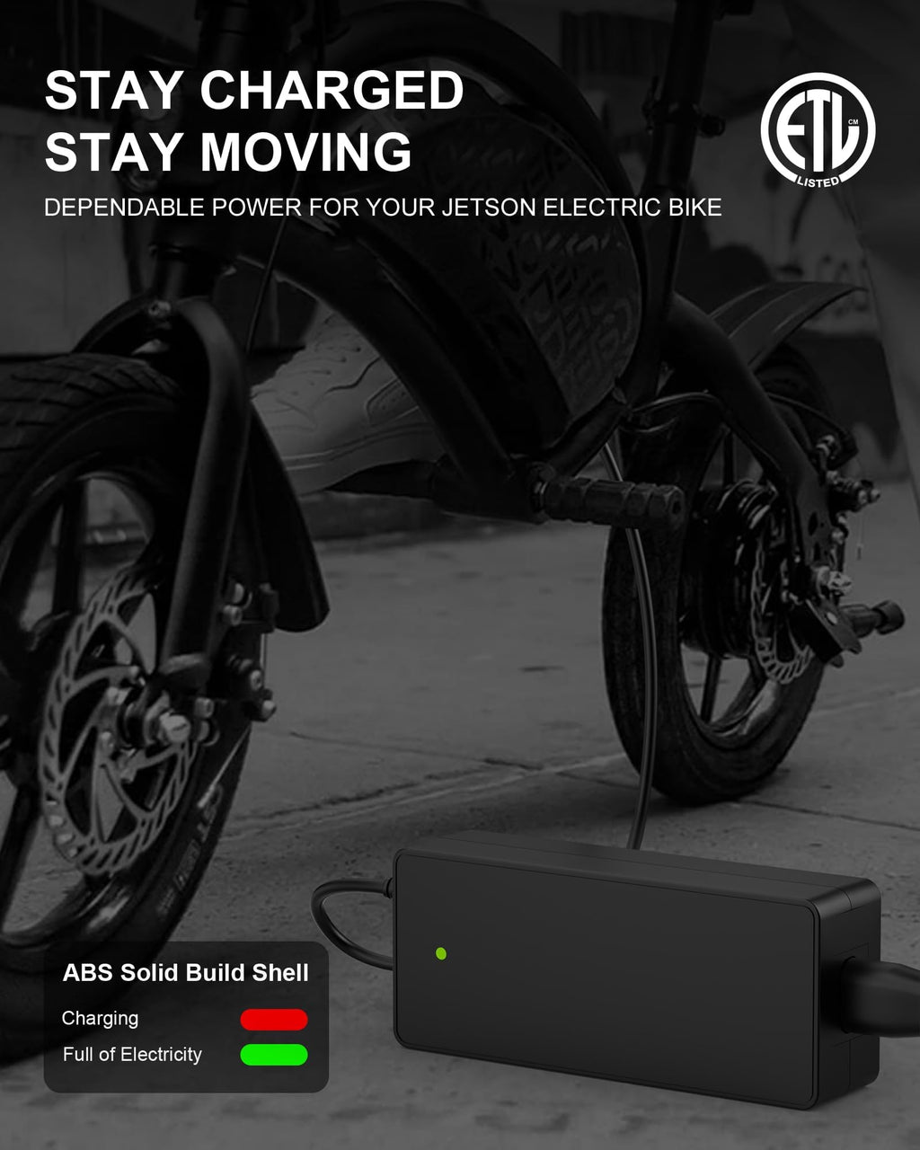 42V Charger for Electric Bike and Scooters V951623