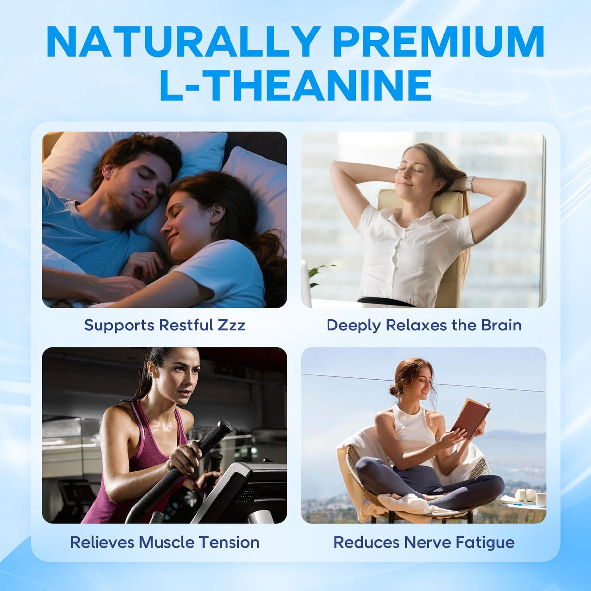 L-Theanine Gummies with Ashwagandha, GABA, 5-HTP, Magnesium Glycinate, Raspberry, 60 Count E25860