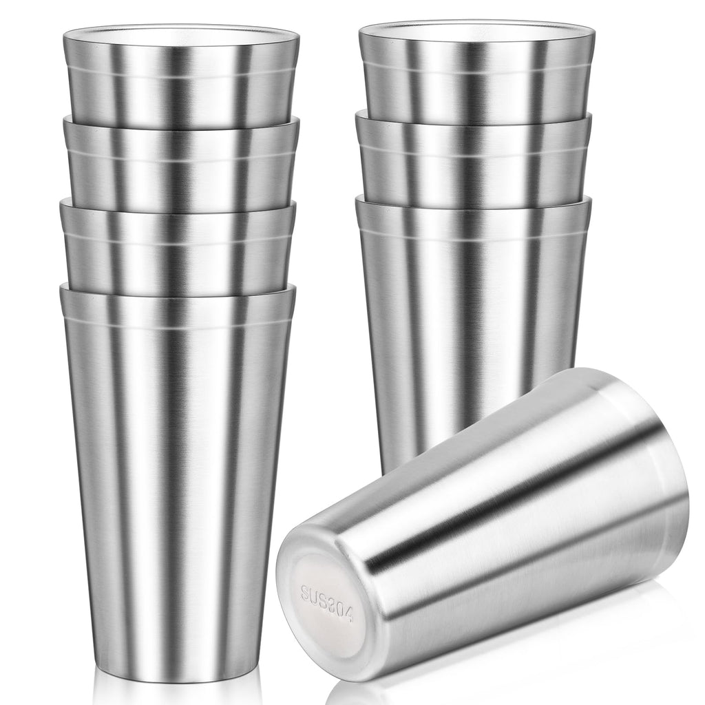 16 oz Stainless Steel Insulated Tumbler 8 Pack L754573