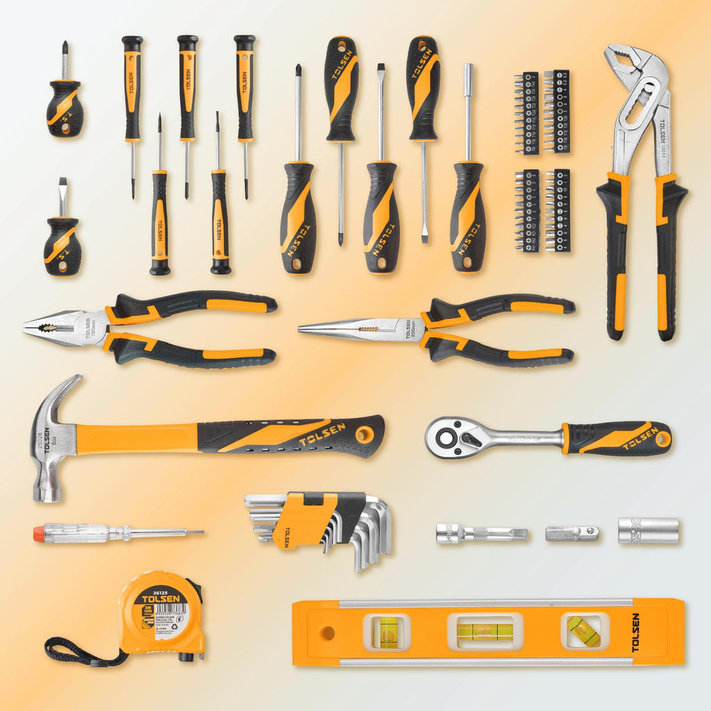 Household Tool Set with Toolbox V475