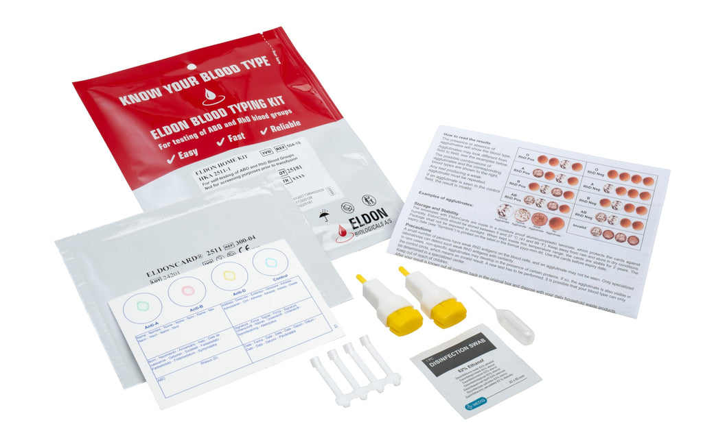 Blood Typing Kit, 1 Test Pack C2615