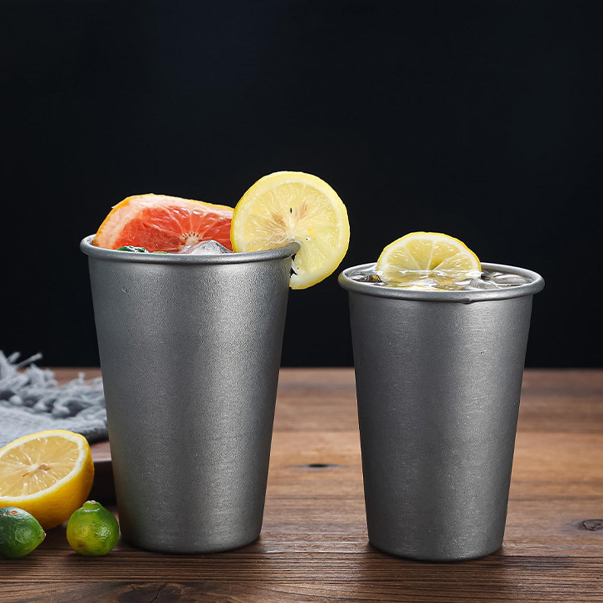 2 Pack Stainless Steel Camping Cup A972