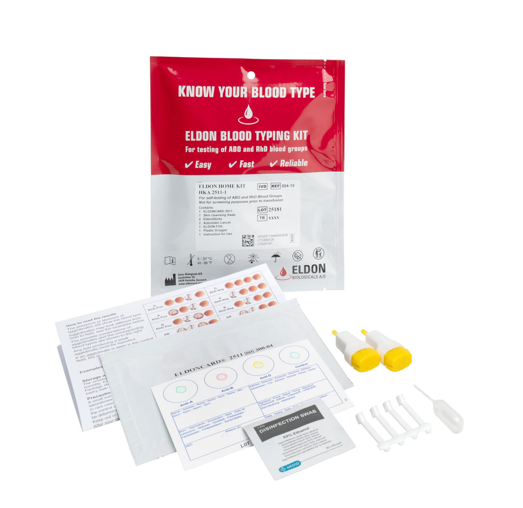 Blood Typing Kit, 1 Test Pack C2615