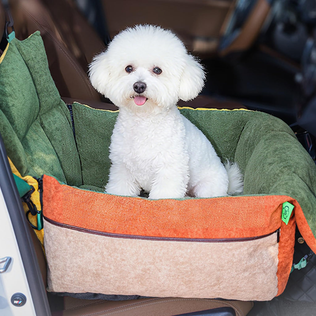 2-in-1 Elevated Dog Car Seat Booster B4739