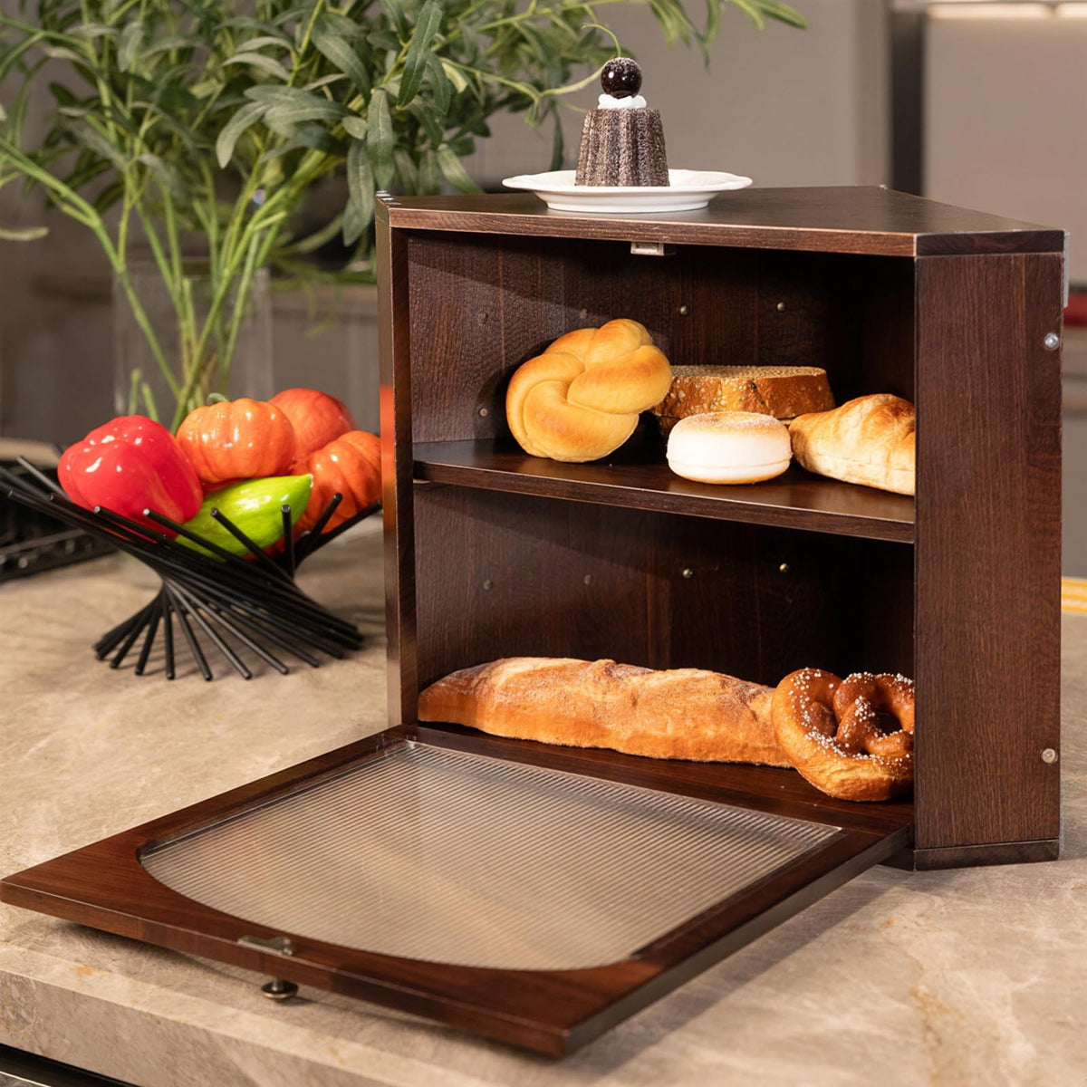 Wood Bread Box U259432