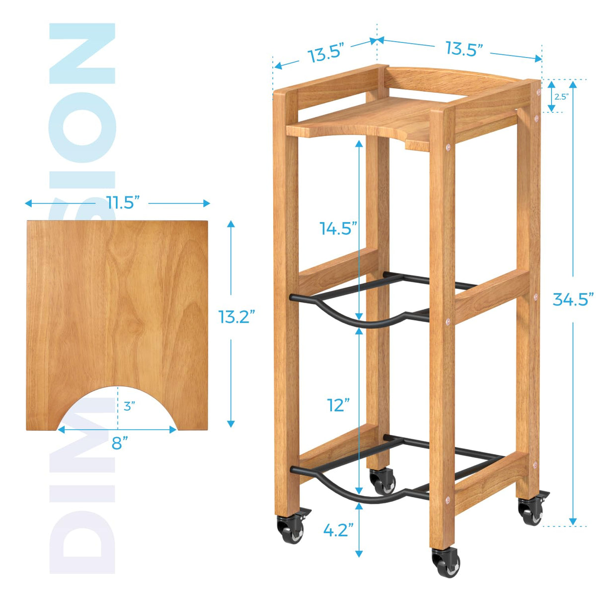 5 Gallon Water Jug Holder with Wheels L208770