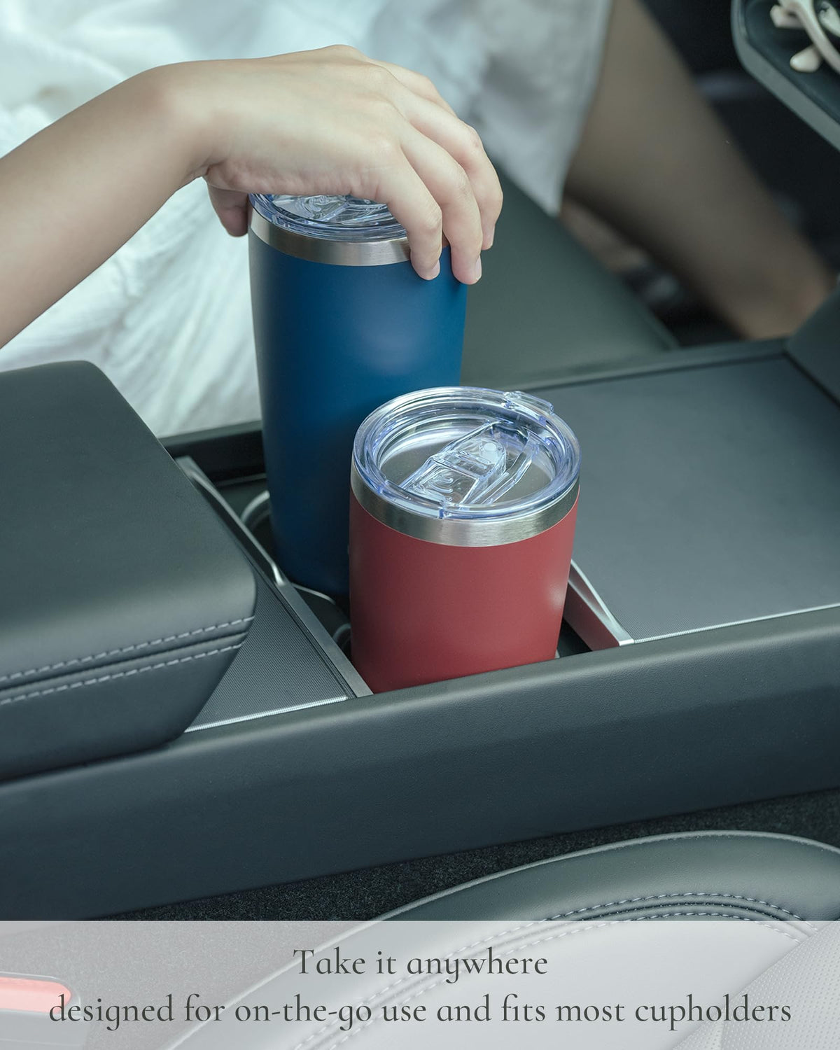20oz Stainless Steel Insulated Travel Coffee Tumbler with Straw E865099