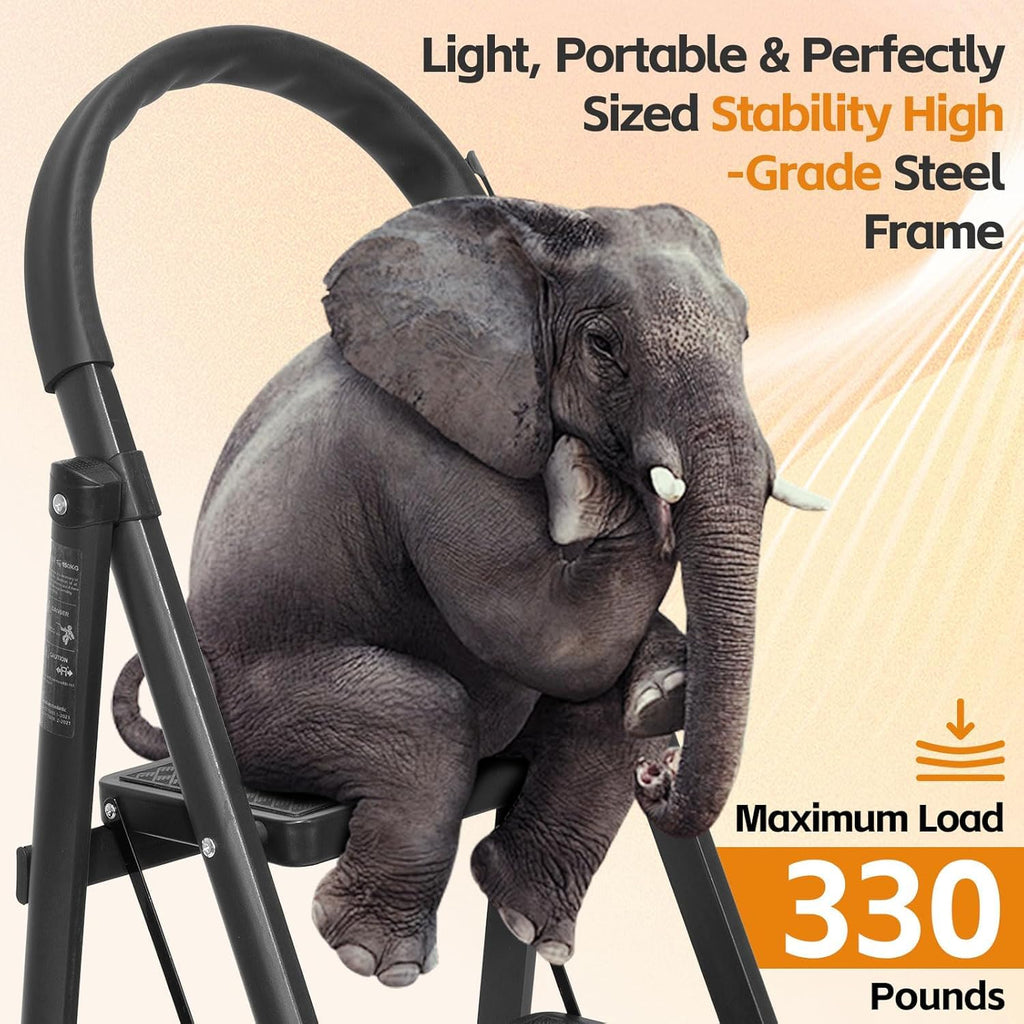 Lightweight Folding 3 Step Ladder A9297
