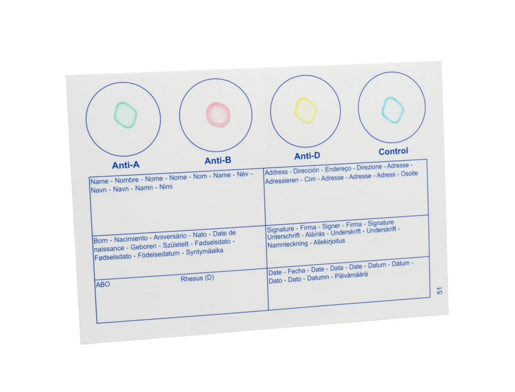 Blood Typing Kit, 1 Test Pack C2615