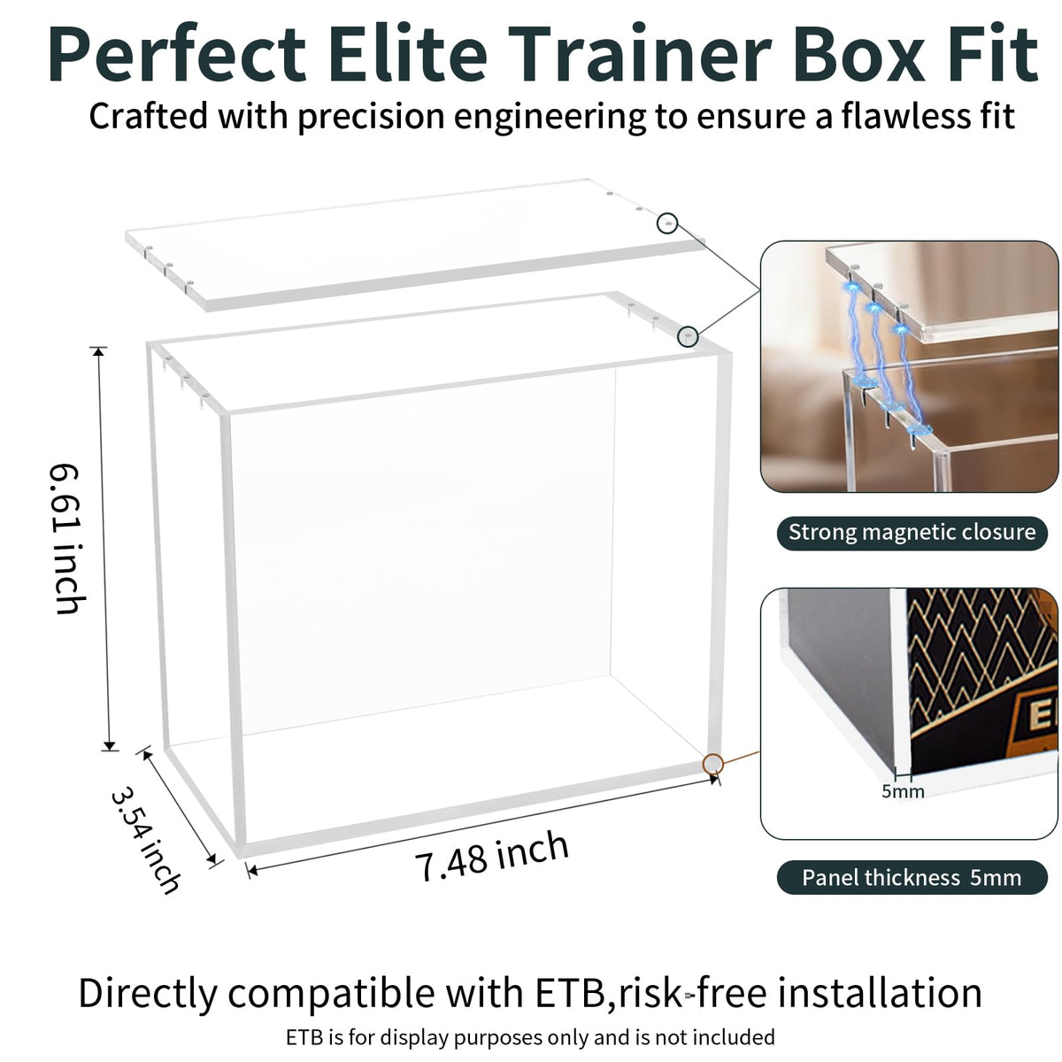 2 Pack Acrylic Protector Case E3367