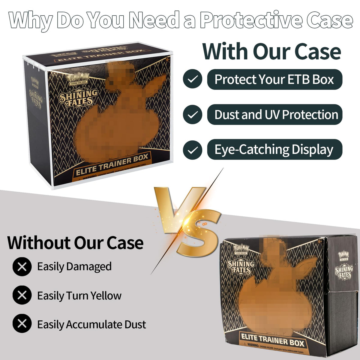 2 Pack Acrylic Protector Case E3367