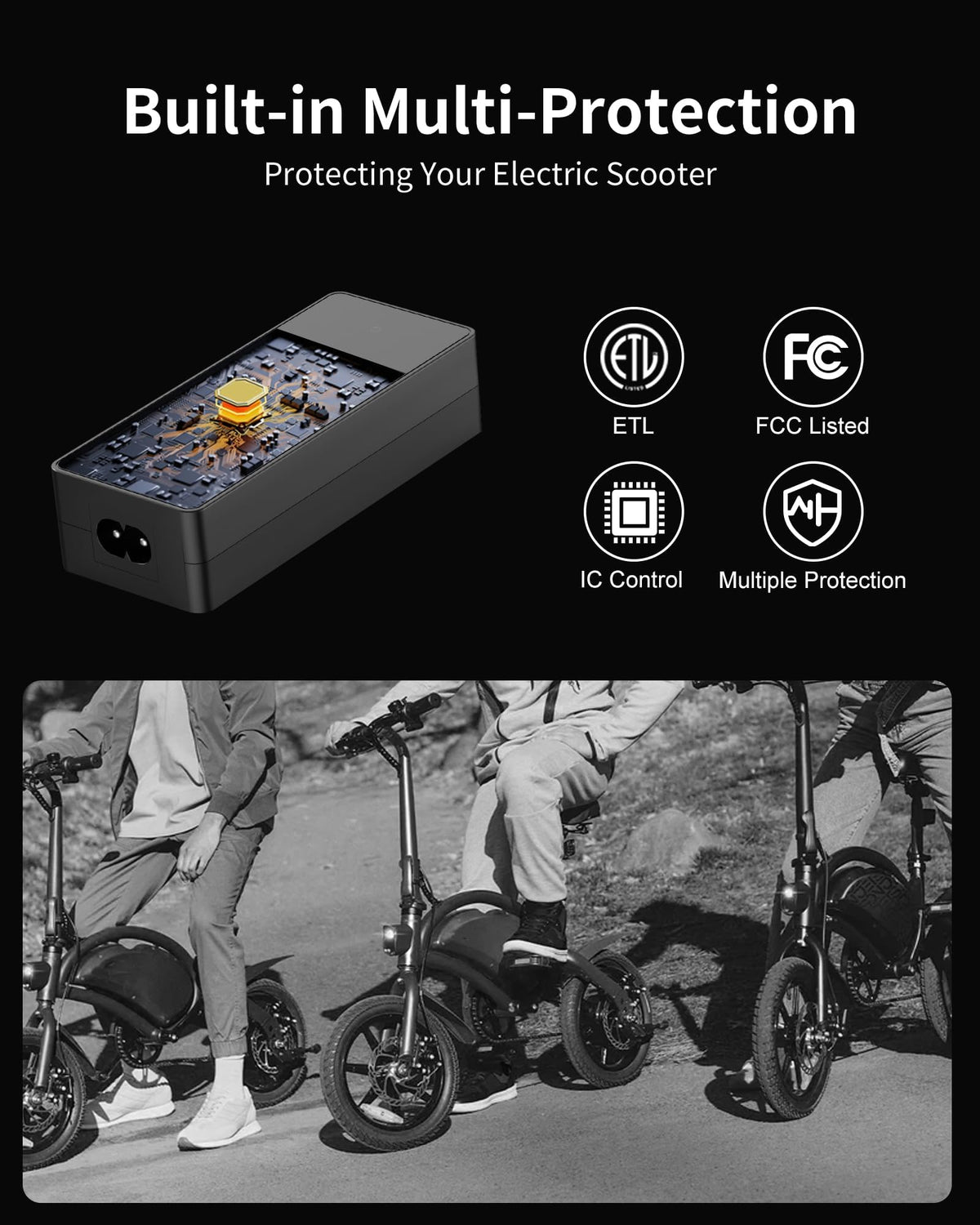 42V Charger for Electric Bike and Scooters V951623