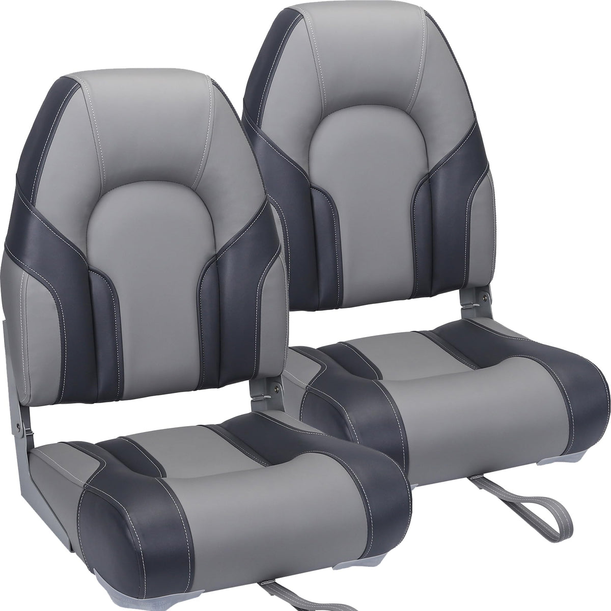 2 Pack High Back Folding Boat Seats L32900