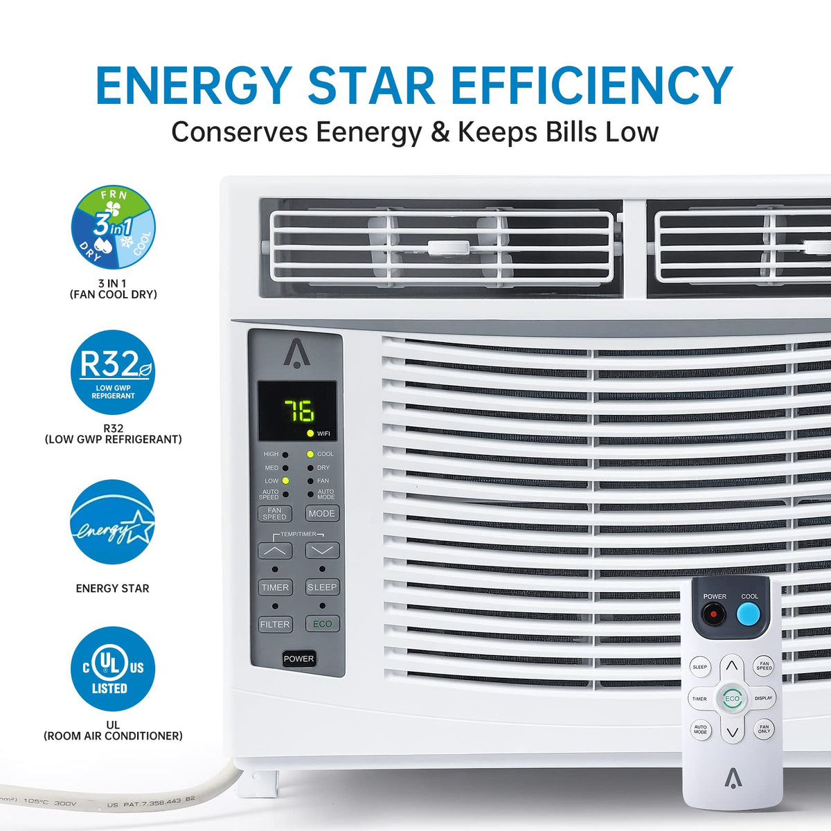 6000-BTU Window Air Conditioner E73151
