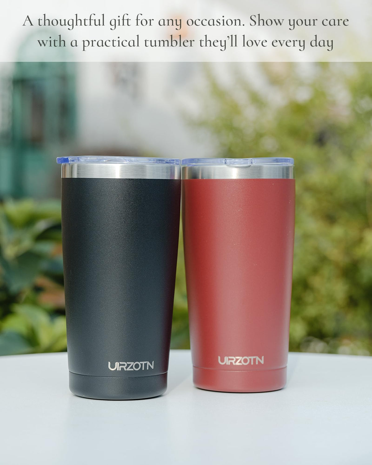 20oz Stainless Steel Insulated Travel Coffee Tumbler with Straw E865099