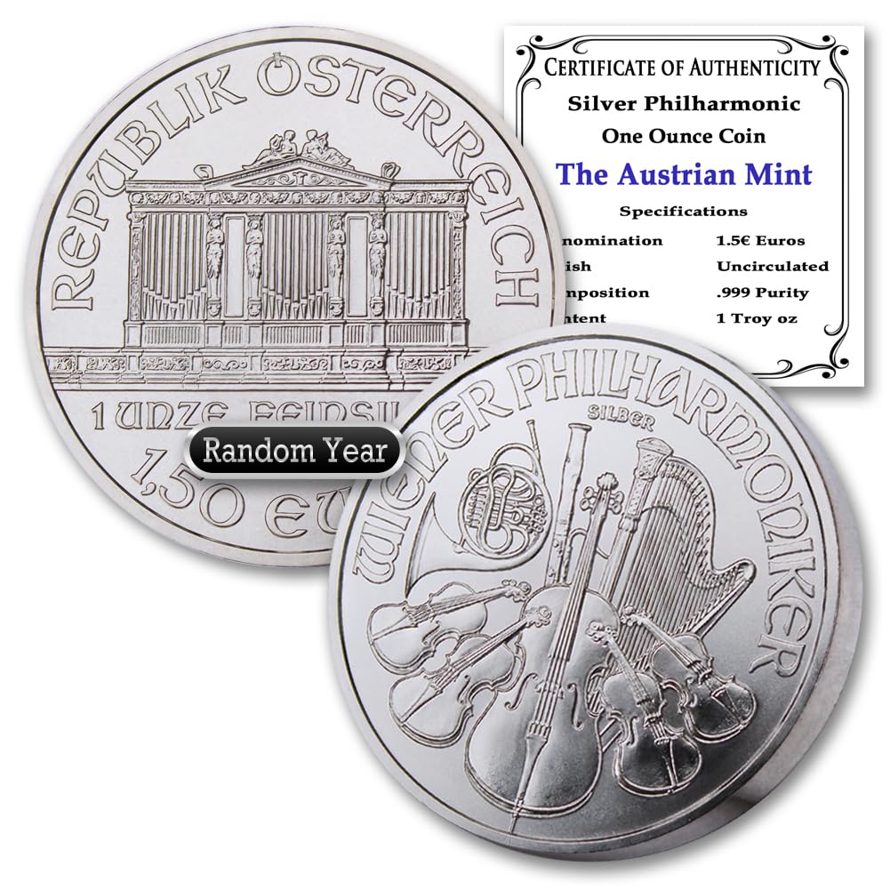 1 oz Austria Silver Vienna Philharmonic Coin U647525