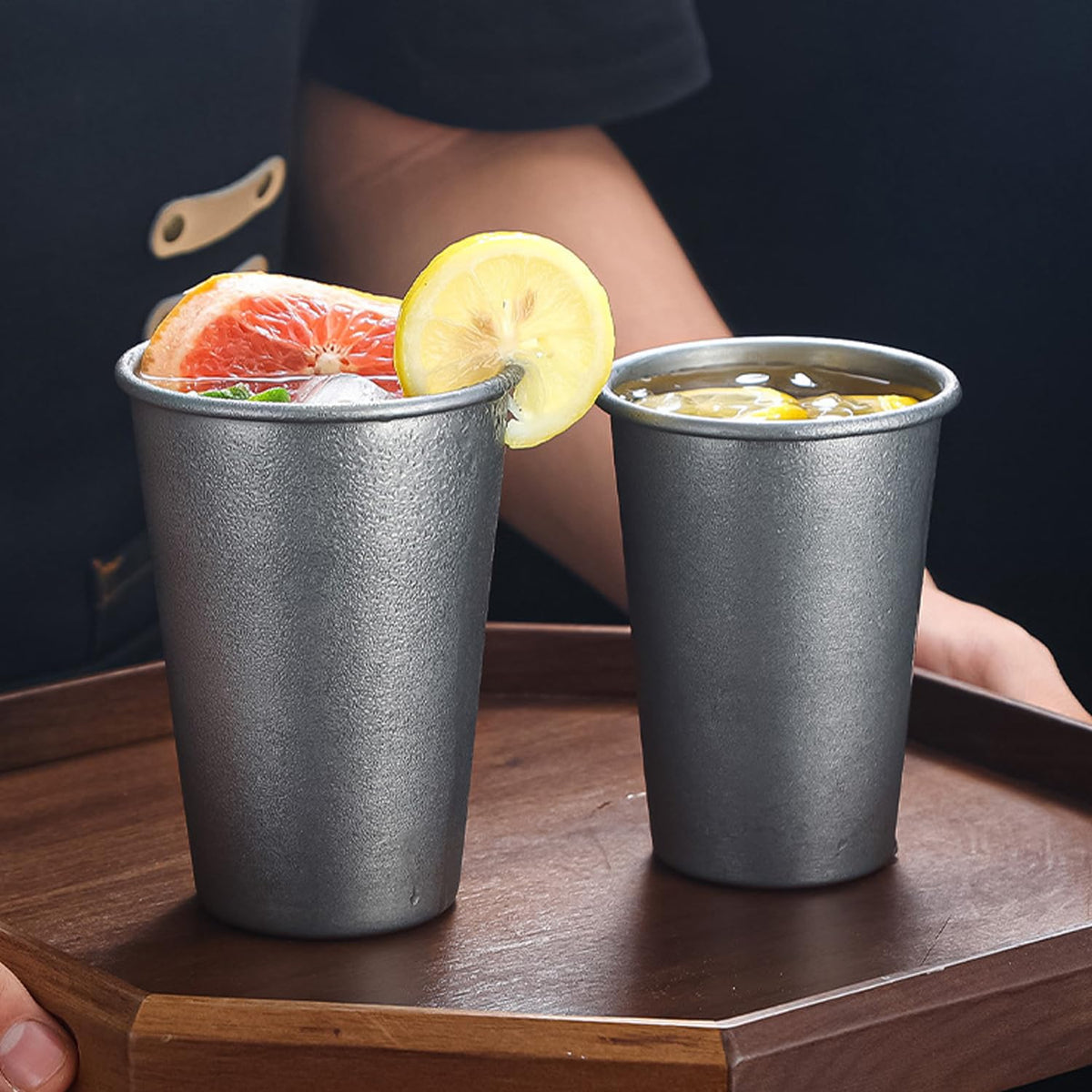 2 Pack Stainless Steel Camping Cup A972
