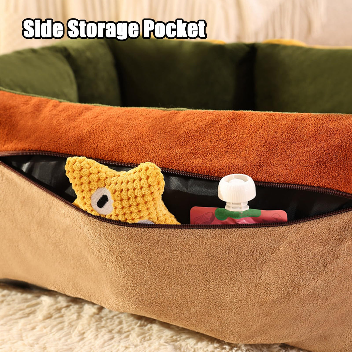 2-in-1 Elevated Dog Car Seat Booster B4739