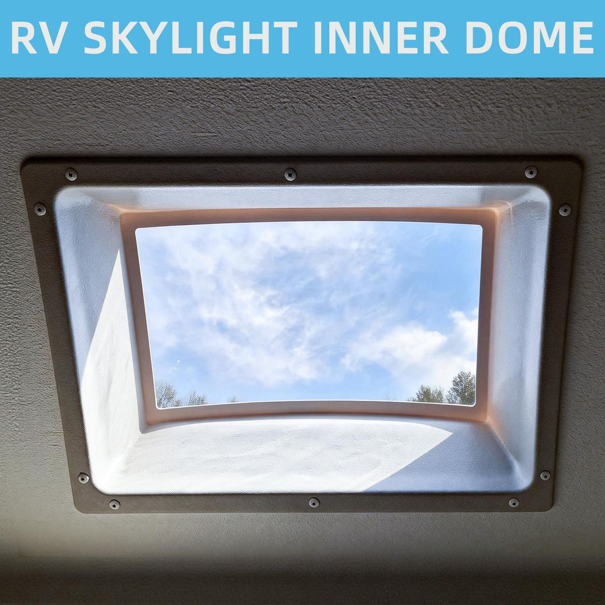 14" x 22" x 4" RV Skylight Inner Dome L5009