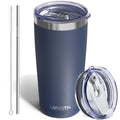 20oz Stainless Steel Insulated Travel Coffee Tumbler with Straw E865099