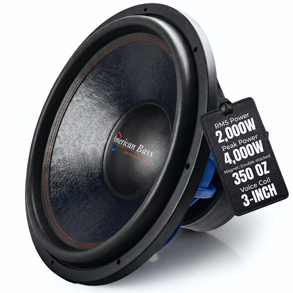 18 Inch 1 Ohm 4000 Max Watts Car Subwoofer T559939