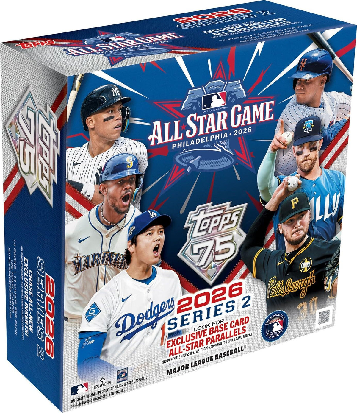 2026 Topps 75th Anniversary Series 2 MLB All-Star Game Mega Box Baseball Cards L422123