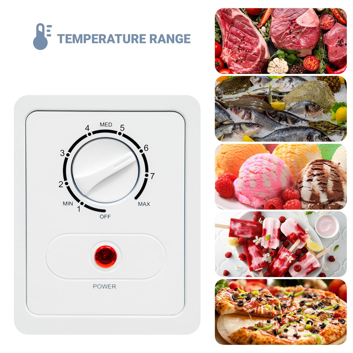 20 Cu Ft White Chest Freezer with Removable Basket L55165