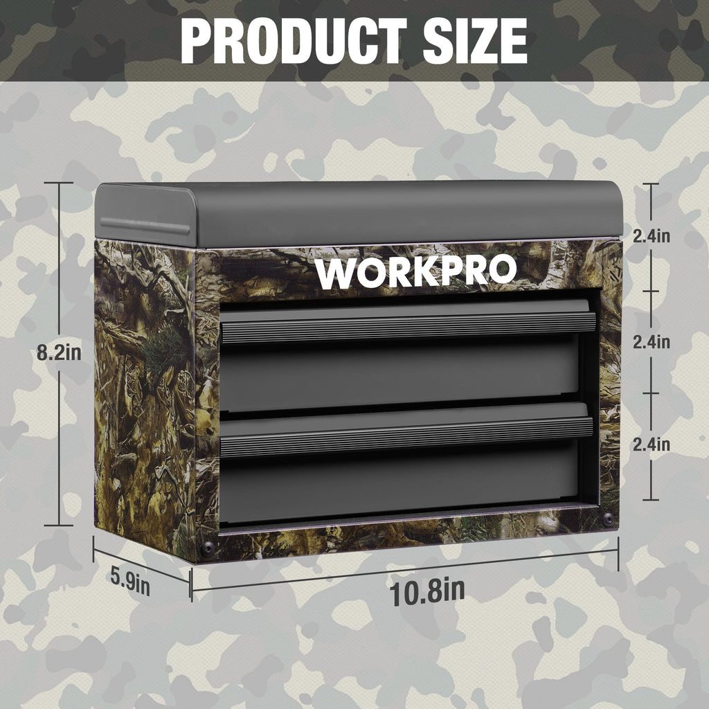 Metal Mini Tool Box with 2 Drawers R668